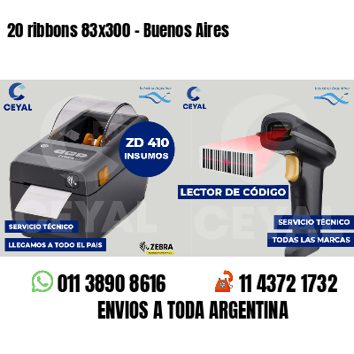 20 ribbons 83x300 - Buenos Aires