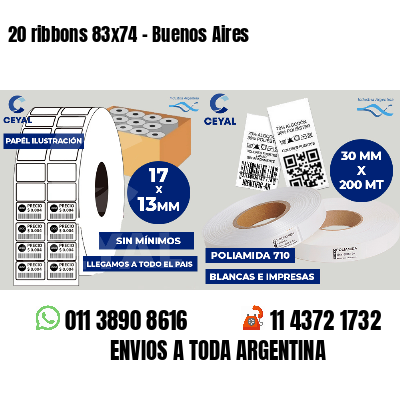 20 ribbons 83x74 - Buenos Aires
