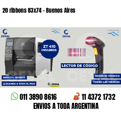 20 ribbons 83x74 - Buenos Aires