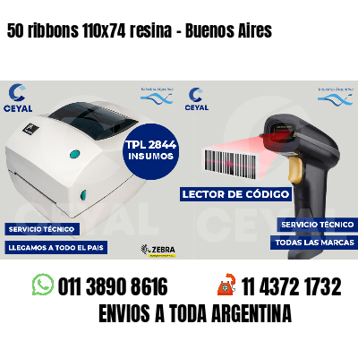 50 ribbons 110x74 resina - Buenos Aires