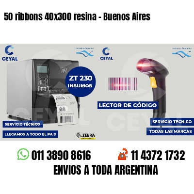 50 ribbons 40x300 resina - Buenos Aires