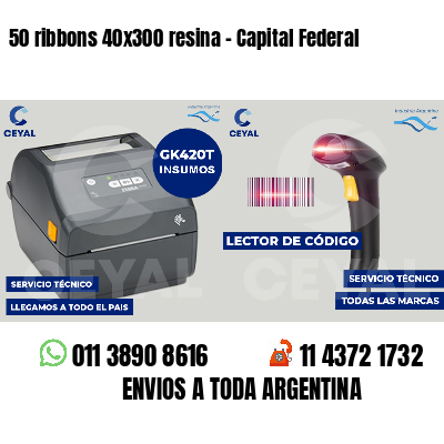 50 ribbons 40x300 resina - Capital Federal