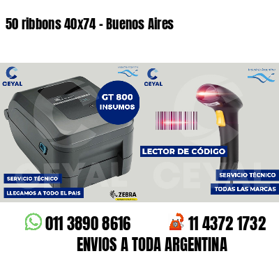 50 ribbons 40x74 - Buenos Aires