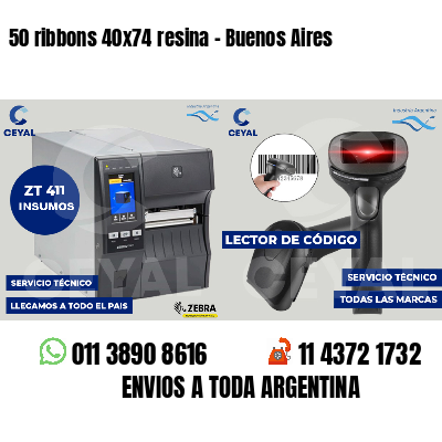 50 ribbons 40x74 resina - Buenos Aires