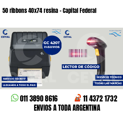50 ribbons 40x74 resina - Capital Federal