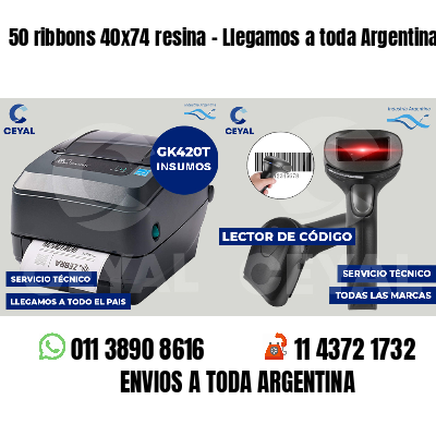 50 ribbons 40x74 resina - Llegamos a toda Argentina