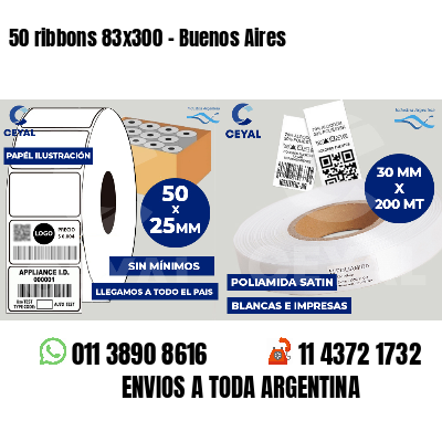 50 ribbons 83x300 - Buenos Aires