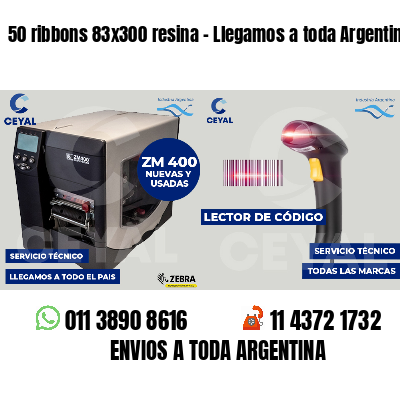 50 ribbons 83x300 resina - Llegamos a toda Argentina