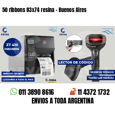 50 ribbons 83x74 resina - Buenos Aires
