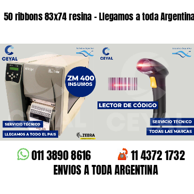 50 ribbons 83x74 resina - Llegamos a toda Argentina