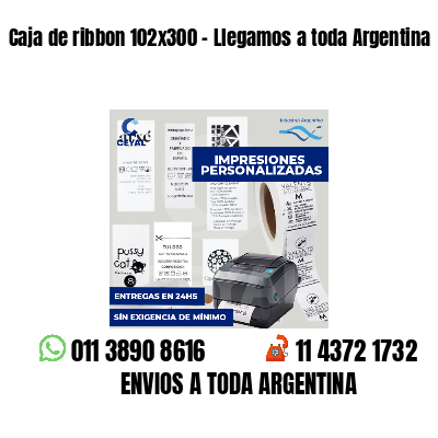 Caja de ribbon 102x300 - Llegamos a toda Argentina