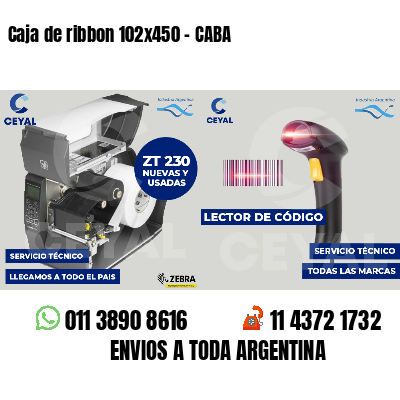 Caja de ribbon 102x450 - CABA