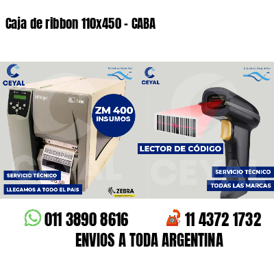 Caja de ribbon 110x450 - CABA