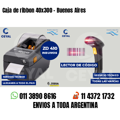 Caja de ribbon 40x300 - Buenos Aires
