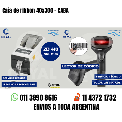 Caja de ribbon 40x300 - CABA