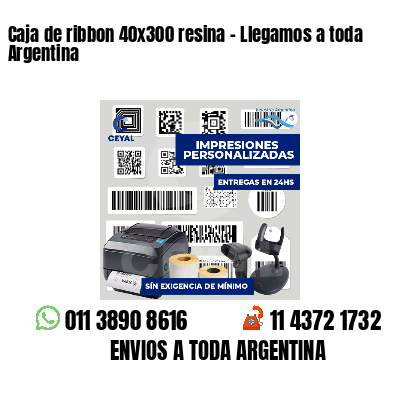 Caja de ribbon 40x300 resina - Llegamos a toda Argentina