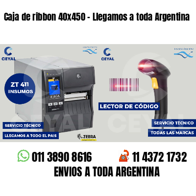 Caja de ribbon 40x450 - Llegamos a toda Argentina