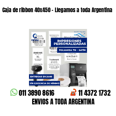 Caja de ribbon 40x450 - Llegamos a toda Argentina