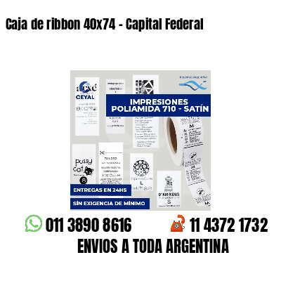 Caja de ribbon 40x74 - Capital Federal