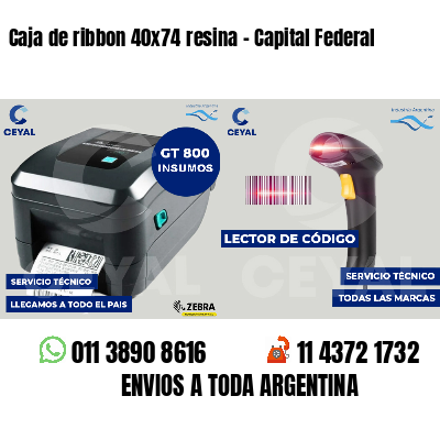 Caja de ribbon 40x74 resina - Capital Federal