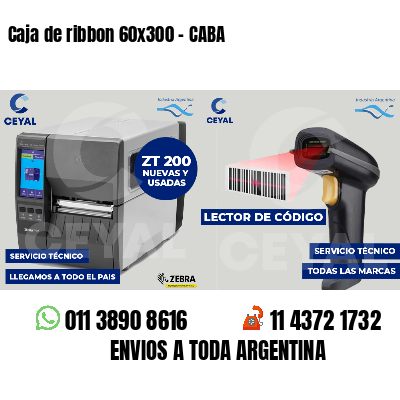 Caja de ribbon 60x300 - CABA