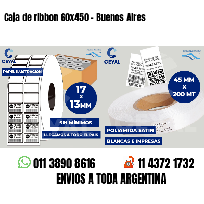 Caja de ribbon 60x450 - Buenos Aires