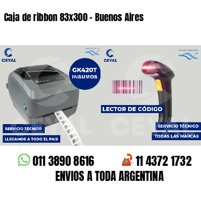 Caja de ribbon 83x300 - Buenos Aires