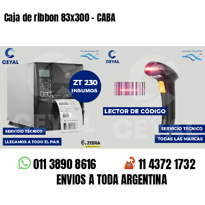 Caja de ribbon 83x300 - CABA