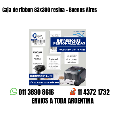 Caja de ribbon 83x300 resina - Buenos Aires