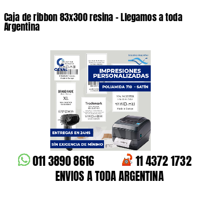 Caja de ribbon 83x300 resina - Llegamos a toda Argentina