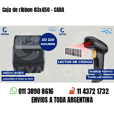 Caja de ribbon 83x450 - CABA