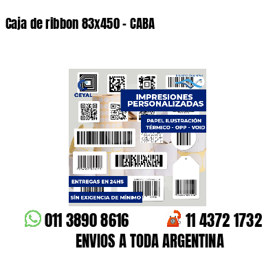 Caja de ribbon 83x450 - CABA