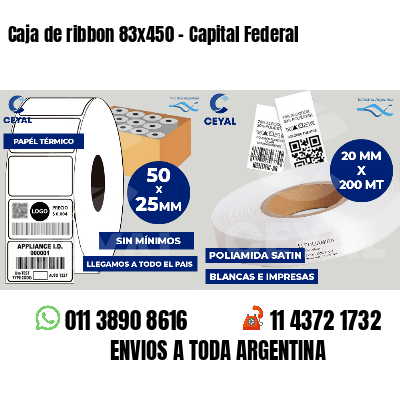 Caja de ribbon 83x450 - Capital Federal