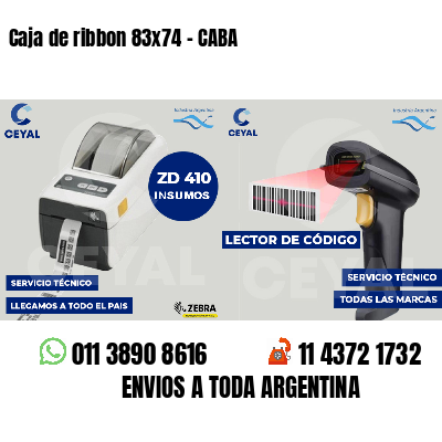 Caja de ribbon 83x74 - CABA