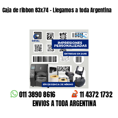 Caja de ribbon 83x74 - Llegamos a toda Argentina