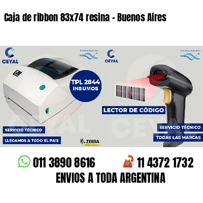Caja de ribbon 83x74 resina - Buenos Aires