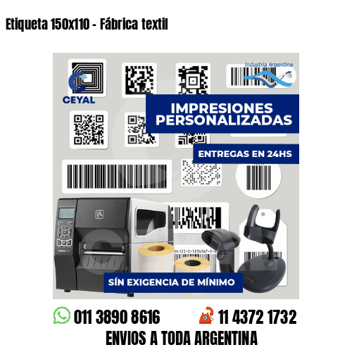 Etiqueta 150x110 - Fábrica textil
