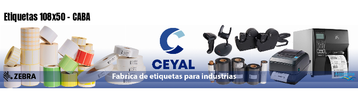 Etiquetas 108x50 - CABA