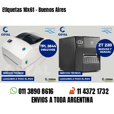 Etiquetas 10x61 - Buenos Aires