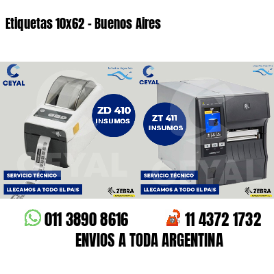 Etiquetas 10x62 - Buenos Aires