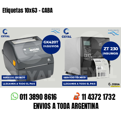 Etiquetas 10x63 - CABA