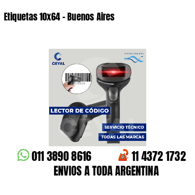 Etiquetas 10x64 - Buenos Aires