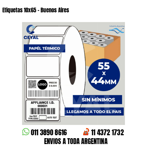 Etiquetas 10×65 – Buenos Aires