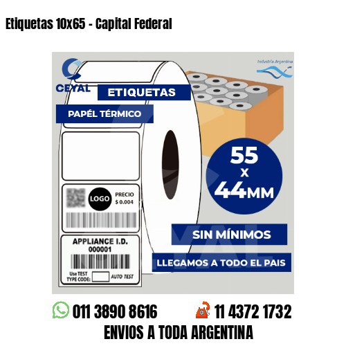 Etiquetas 10×65 – Capital Federal
