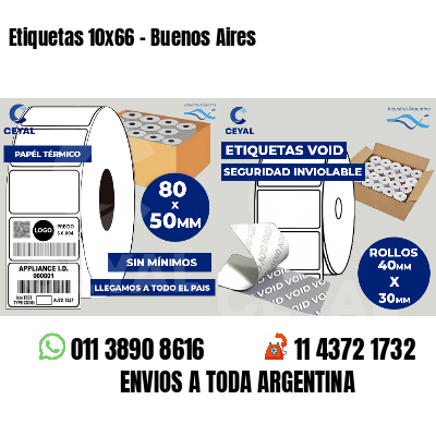 Etiquetas 10x66 - Buenos Aires