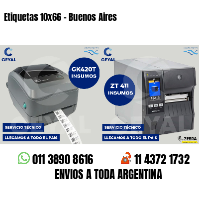 Etiquetas 10x66 - Buenos Aires
