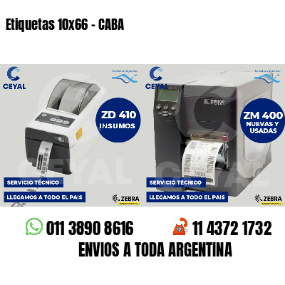 Etiquetas 10x66 - CABA