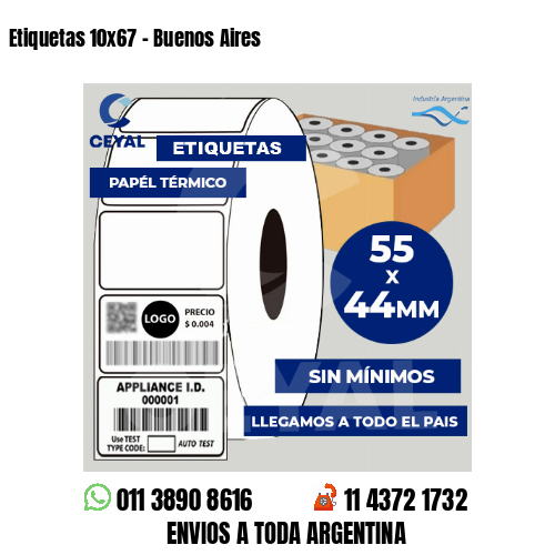 Etiquetas 10×67 – Buenos Aires