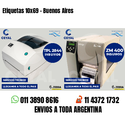 Etiquetas 10x69 - Buenos Aires