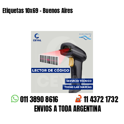 Etiquetas 10x69 - Buenos Aires